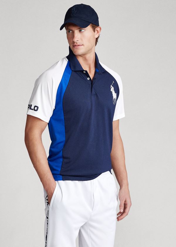 Men's Polo Ralph Lauren Classic Fit Tech Piqué Polos | 614935FMX